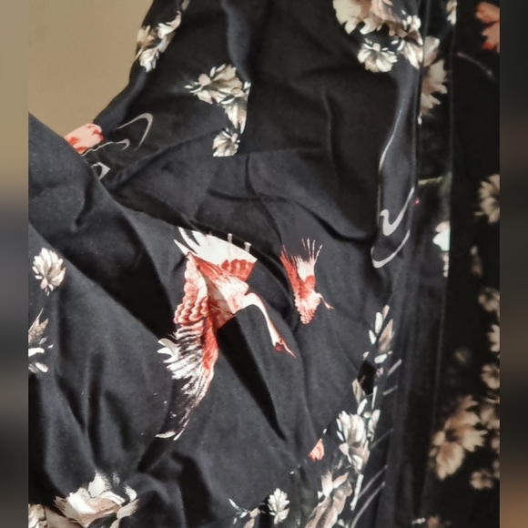 Jaase | Women's Maxi 3/4 Sleeve Dress | Floral print | Ruffle | Size S - Picture 6 of 11